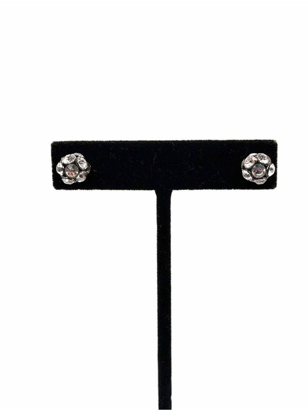 Rhinestone Cluster Stud Earrings